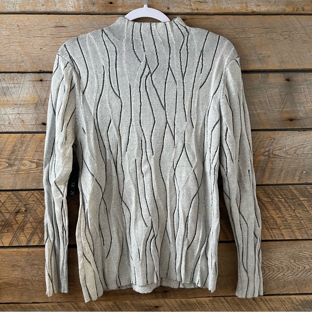 Nic + Zoe Women's Knit Sweater Tunic Mock Neck Long Sleeve Size XL New - Picture 3 of 13